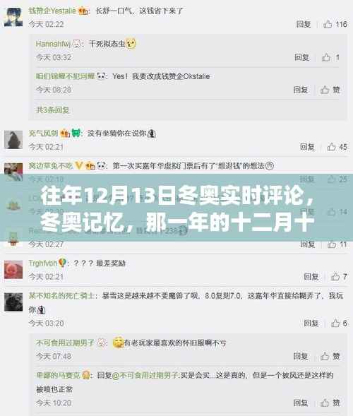 那一年的十二月十三日，冬奧記憶與雪上時光的溫暖回顧