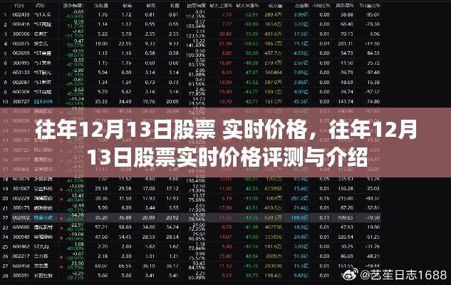 往年12月13日股票實(shí)時(shí)價(jià)格概覽與評(píng)測(cè)介紹