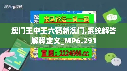 澳門王中王六碼新澳門,系統解答解釋定義_MP6.291