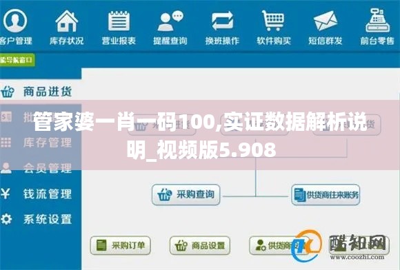 管家婆一肖一碼100,實證數據解析說明_視頻版5.908