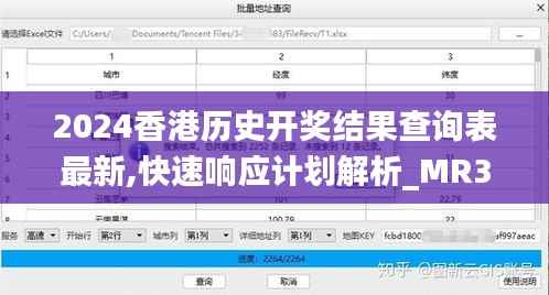 2024香港歷史開獎結果查詢表最新,快速響應計劃解析_MR3.357