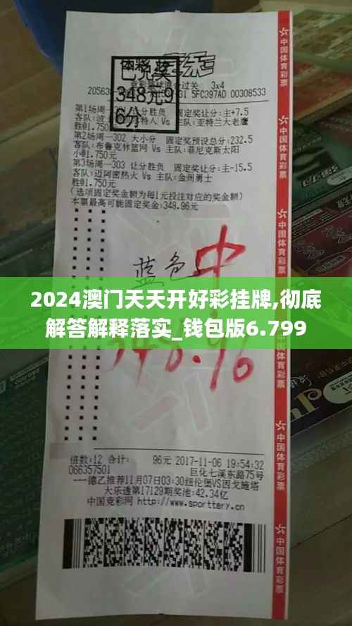 2024澳門天天開好彩掛牌,徹底解答解釋落實_錢包版6.799