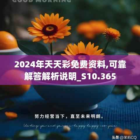 2024年天天彩免費資料,可靠解答解析說明_S10.365