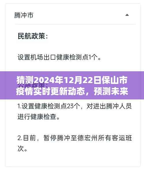 保山市疫情發展趨勢預測分析與未來展望，2024年12月22日實時更新動態猜想