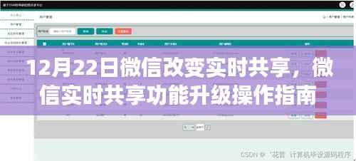 微信實時共享功能升級操作指南，初學者與進階用戶指南（12月22日更新）