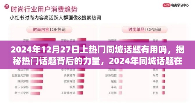 揭秘?zé)衢T同城話題的力量，小紅書上2024年同城話題的影響力與機(jī)遇揭秘！