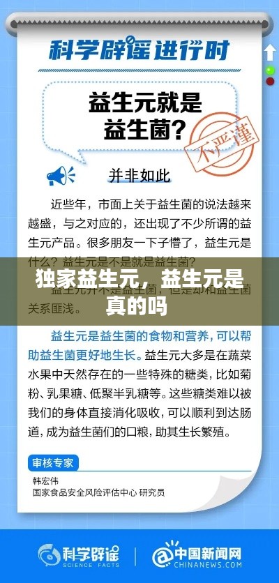 獨家益生元，益生元是真的嗎 