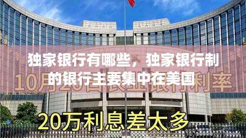獨家銀行有哪些，獨家銀行制的銀行主要集中在美國 