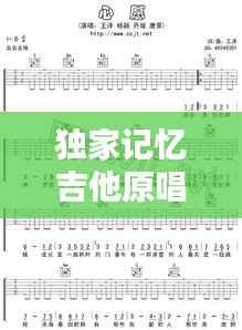 獨(dú)家記憶吉他原唱，獨(dú)家記憶吉他譜c調(diào)和弦 