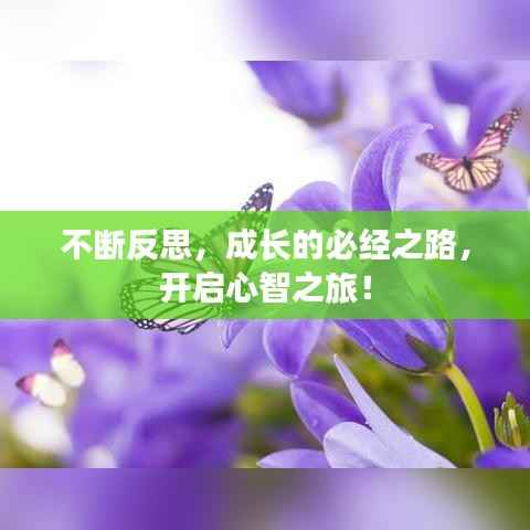 不斷反思，成長的必經之路，開啟心智之旅！