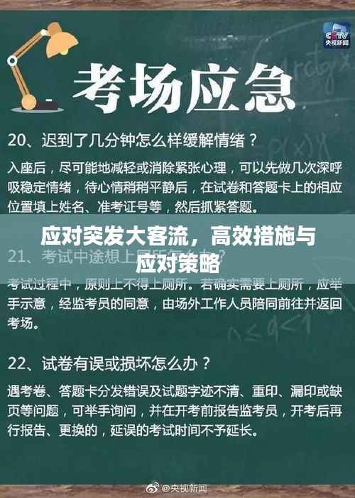 應對突發大客流，高效措施與應對策略