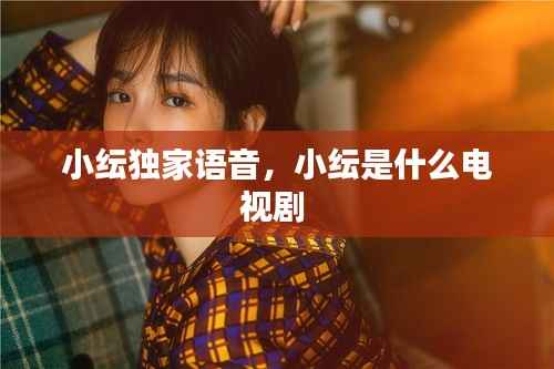 小紜獨(dú)家語音，小紜是什么電視劇 
