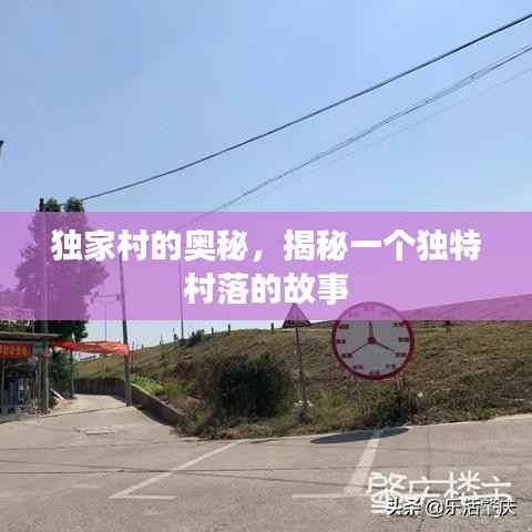 獨家村的奧秘，揭秘一個獨特村落的故事