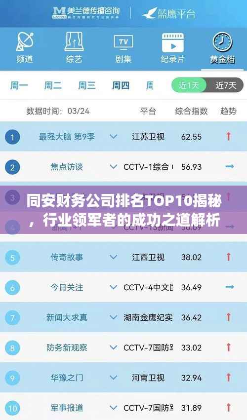 同安財務公司排名TOP10揭秘，行業領軍者的成功之道解析