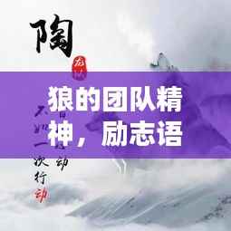 狼的團隊精神，勵志語錄激發無限潛能