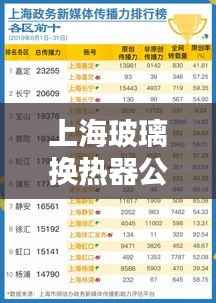 上海玻璃換熱器公司排名大揭秘！專業權威榜單出爐！