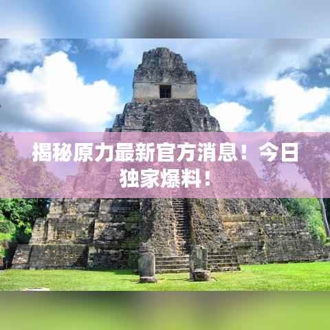 揭秘原力最新官方消息！今日獨家爆料！