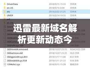 迅雷最新域名解析更新動態今日揭曉