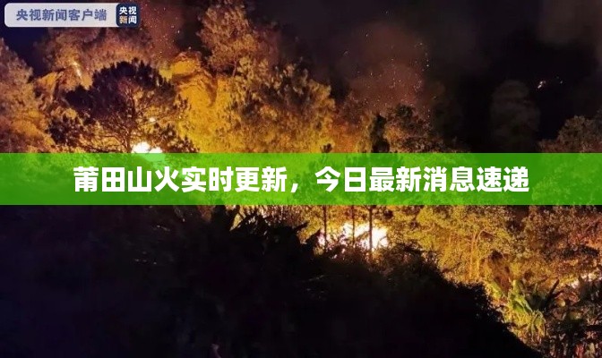莆田山火實時更新，今日最新消息速遞