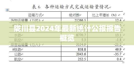 隴川縣2024年最新統(tǒng)計公報報告概覽