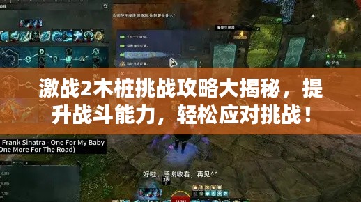 激戰2木樁挑戰攻略大揭秘，提升戰斗能力，輕松應對挑戰！