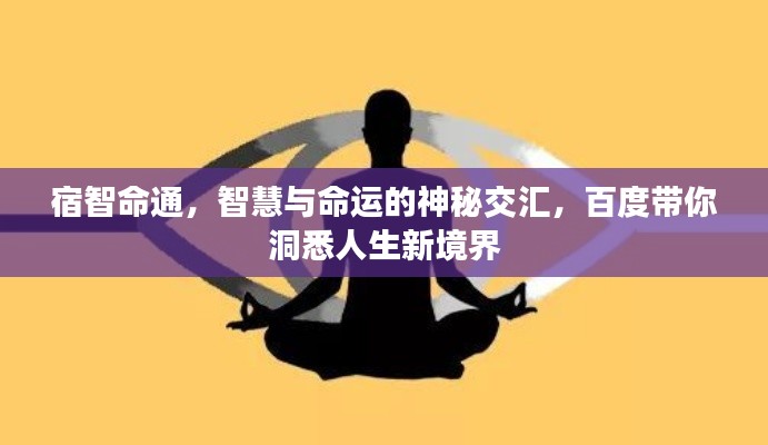 宿智命通，智慧與命運的神秘交匯，百度帶你洞悉人生新境界