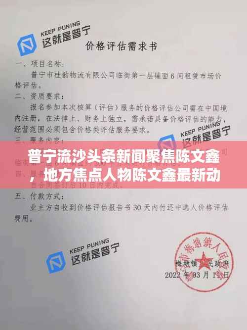 普寧流沙頭條新聞聚焦陳文鑫，地方焦點(diǎn)人物陳文鑫最新動(dòng)態(tài)速遞