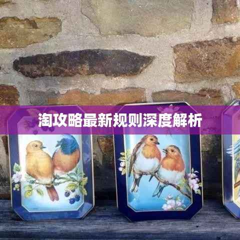淘攻略最新規(guī)則深度解析