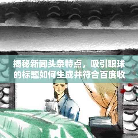 揭秘新聞頭條特點，吸引眼球的標題如何生成并符合百度收錄標準