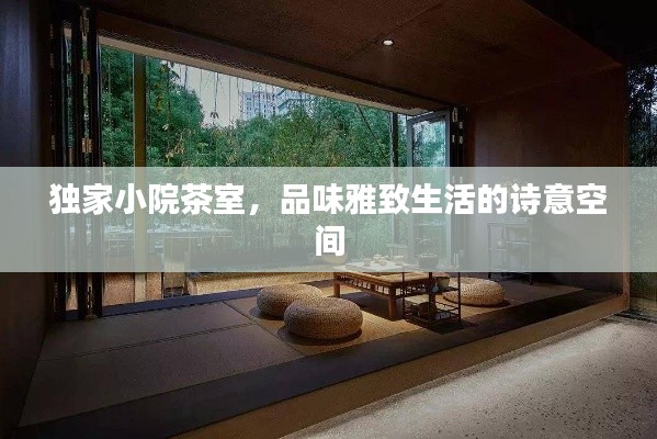 獨家小院茶室，品味雅致生活的詩意空間