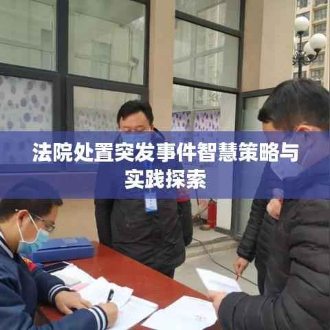 法院處置突發事件智慧策略與實踐探索