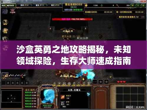 沙盒英勇之地攻略揭秘，未知領域探險，生存大師速成指南