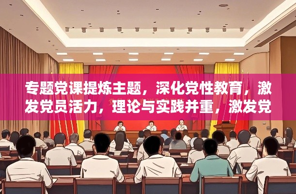 專題黨課提煉主題，深化黨性教育，激發黨員活力，理論與實踐并重，激發黨員新活力