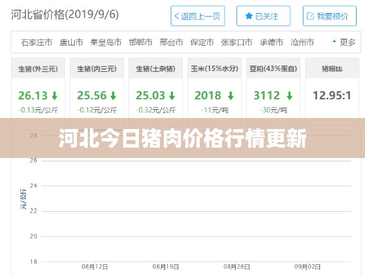 河北今日豬肉價(jià)格行情更新