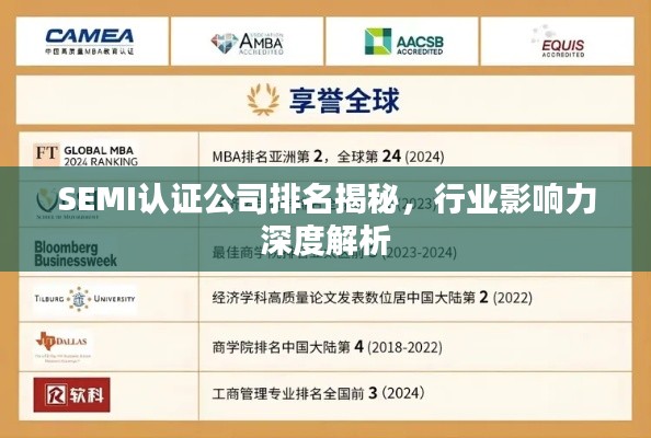SEMI認證公司排名揭秘，行業影響力深度解析