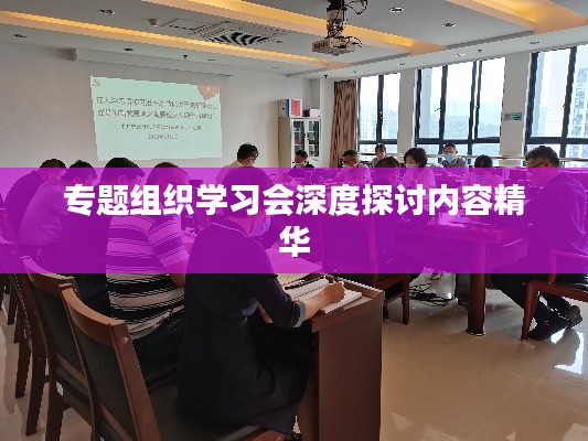 專題組織學習會深度探討內容精華